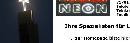 Lichtwerbung Oberhausen, Neonwerbung Oberhausen, LED Werbung Oberhausen